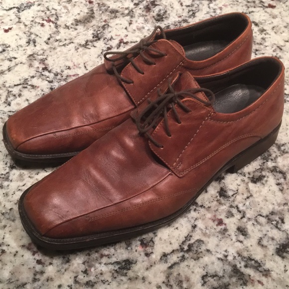 Men’s shoes size 12 brown leather soft - Picture 4 of 4